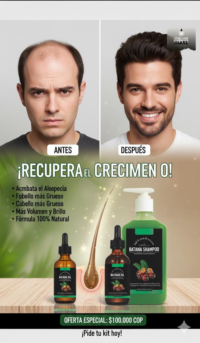 KIT: shampoo 360ml verde + aceite batana